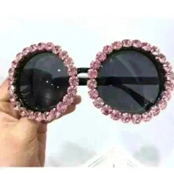 Crystal round sunglasses - Picture 5 of 9